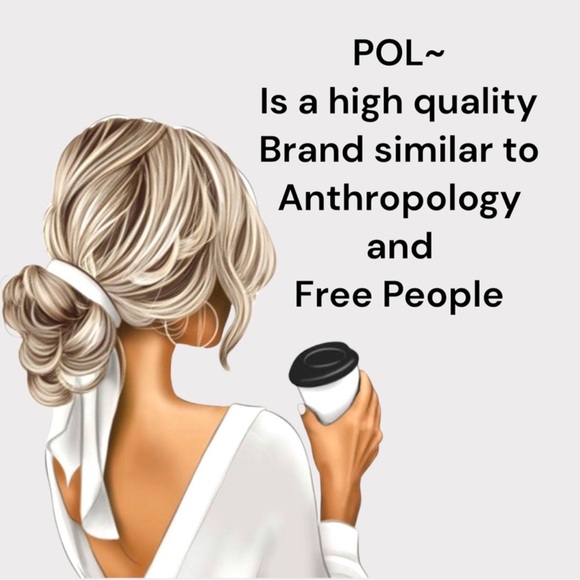 POL Striped Hoodie Sweater - Pink and Cream. NWT - Picture 3 of 5